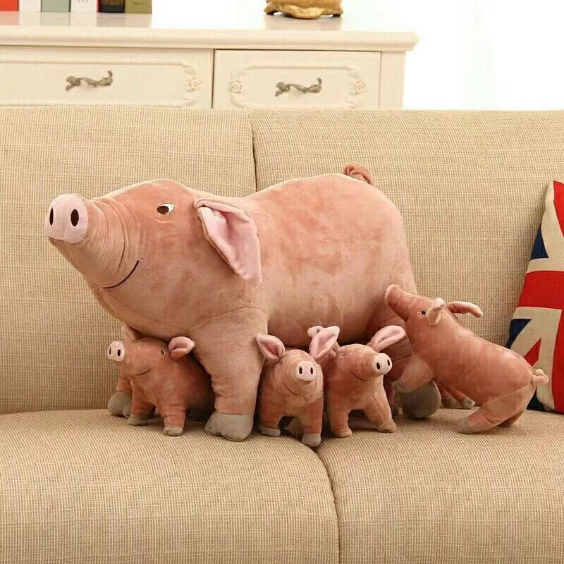 Simulation pig plush toy Internet celebrity old sow doll pet toy creative gift pillow doll doll