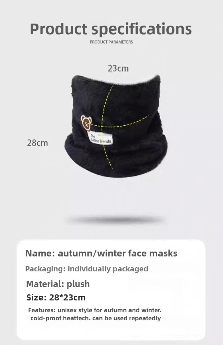 Sports Scarf Knitted Neck Warmer Fashion Soft Women Men Face Cover Winter Skating Running Hiking Thick Cold-proof Collar