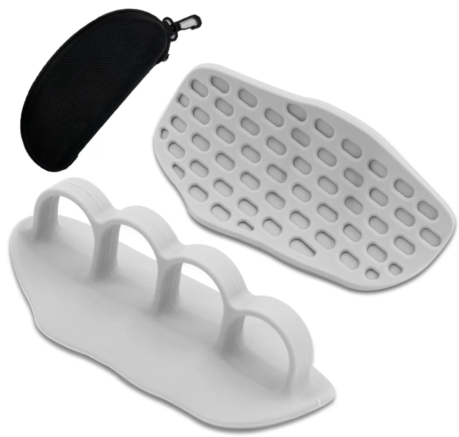 Fitness gloves grip enhancer silicone four hole grip cross training palm handshake manual protection gymnastics exercise，gift