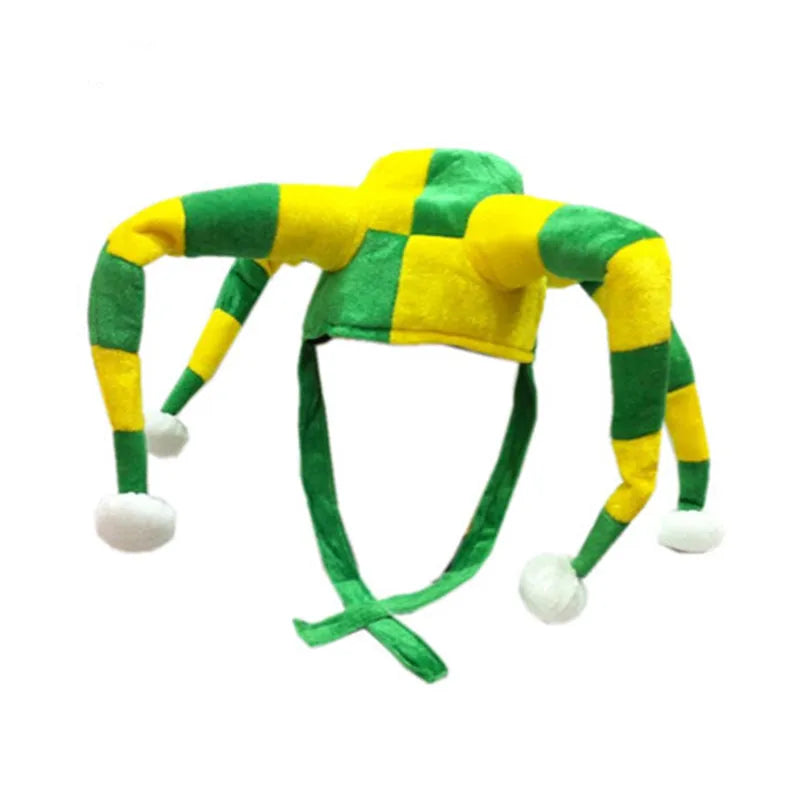 Soccer Carnival Soccer Hat Clown Cap Football Fans Cheer Props for Sports Competition Bar Supplies