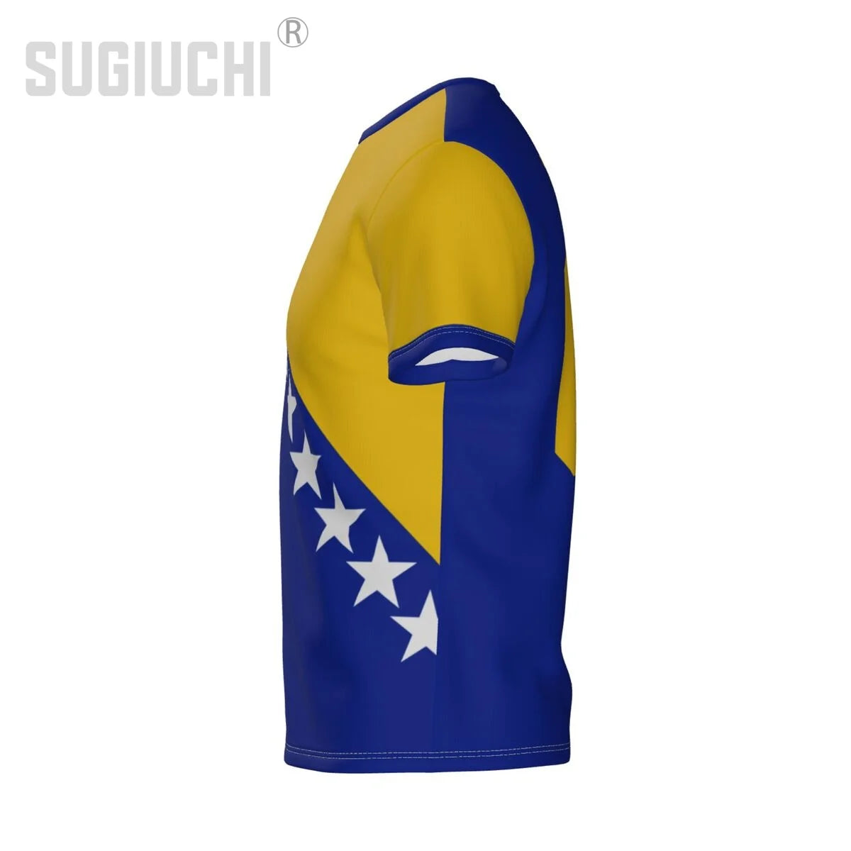 Custom Name Number Bosnia And Herzegovina Flag Emblem 3D T-shirts For Men Women Tees team Soccer Football Fans Gift