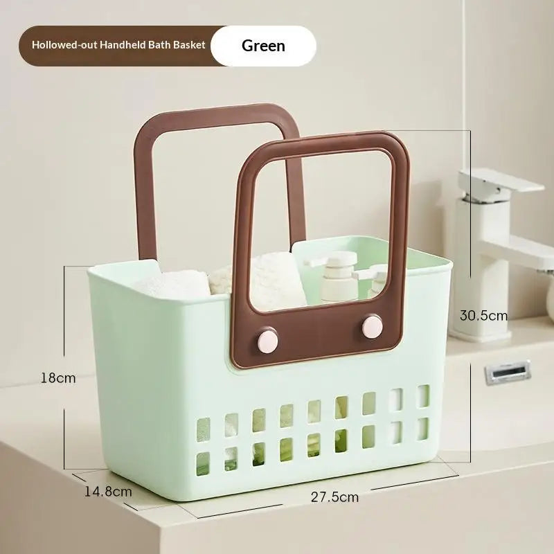 Home Bathroom Shower Basket Hand-Held Shower Basket Bathroom Shower Supplies Storage Basket