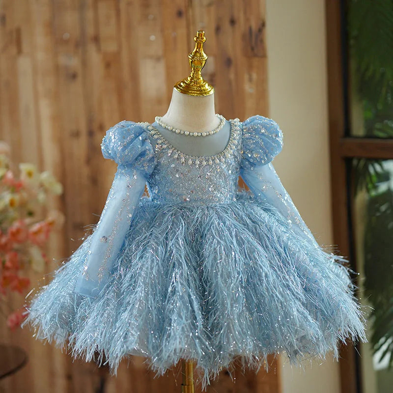 Dress for Girls Baby Casual Dresses Vestido Wedding Dress Girl Princess Party Evening Dresses Mesh Summer Ceremonial Dress