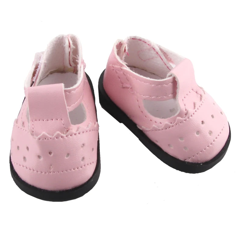 5.5cm Lovely Bow Doll Shoes For 14 Inch American& EXO Doll 1/6 New Mini Shoes Boots Accessories For 32-33 Russia DIY Doll,Nancy