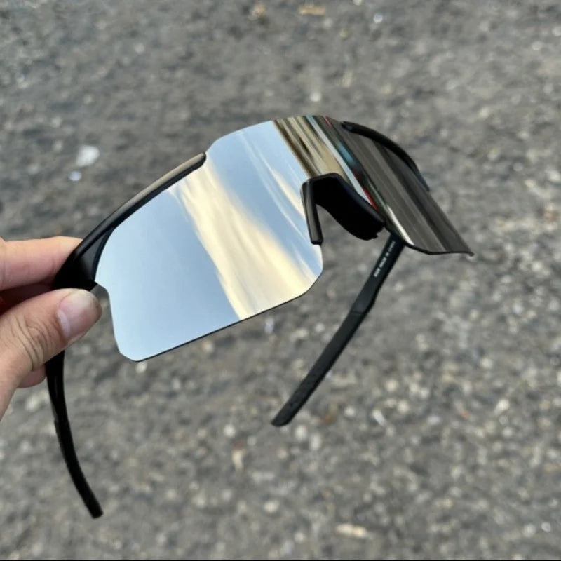 Sports Wrap Around Sunglasses with Modern Minimalist Style Suitable for Both Men and Women for Daily Wear