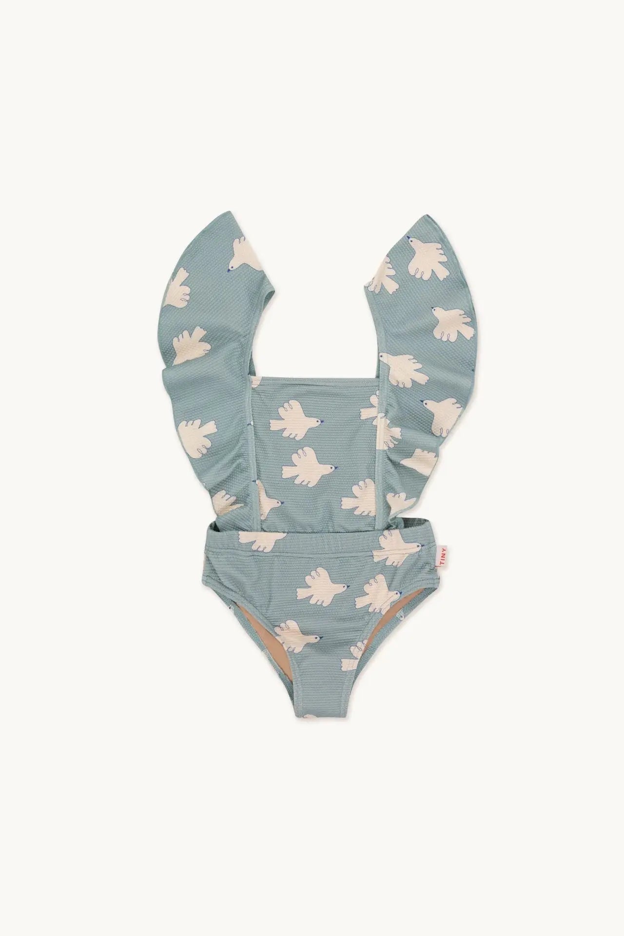 In Stock 2026 New Summer Baby Girl Swimsuit Seaside Ruffle Swimwear Boy Board Shorts Printed Children Bikinis Monokini