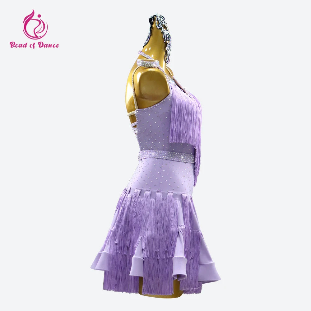 Dress For Dancing 2026 Latin Dance Parties Wear Womens Costume Ballroom Clothes Sexy Skirt Girls Prom Stage Jumpsuit Sports Suit