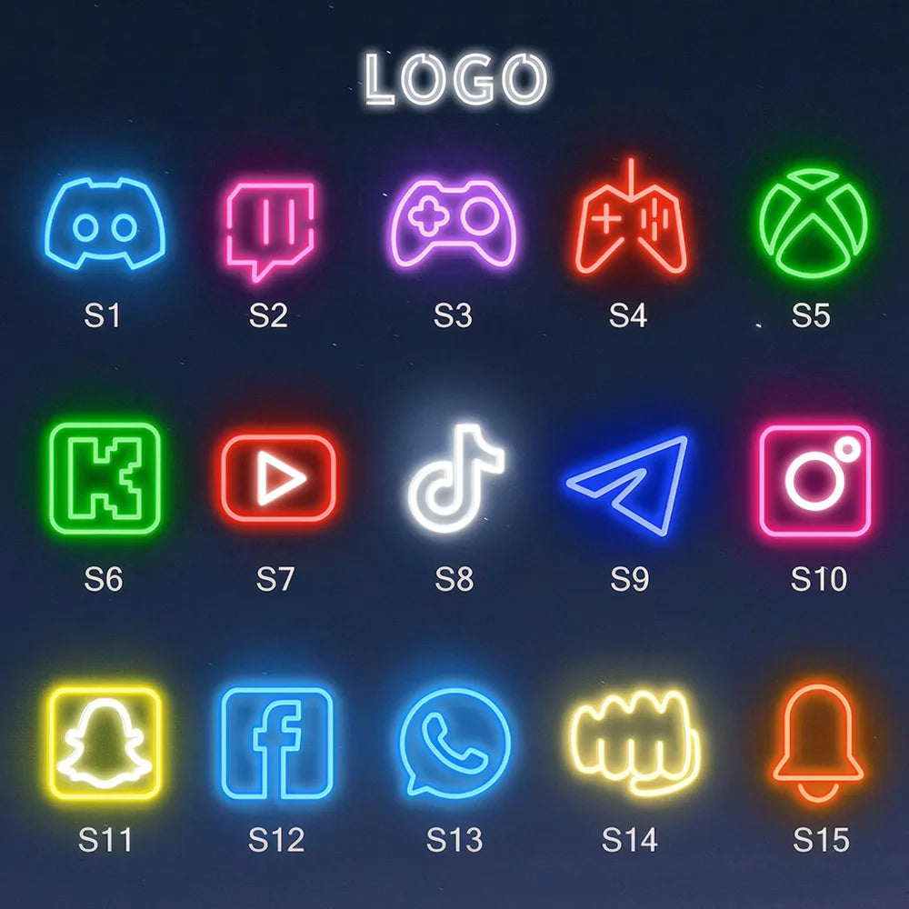 Custom Gamer Neon Sign Gamer Tag Sign Game Room Decor Gaming Wall Art Gaming Led Light Gift for Boyfriend Father Day Gift