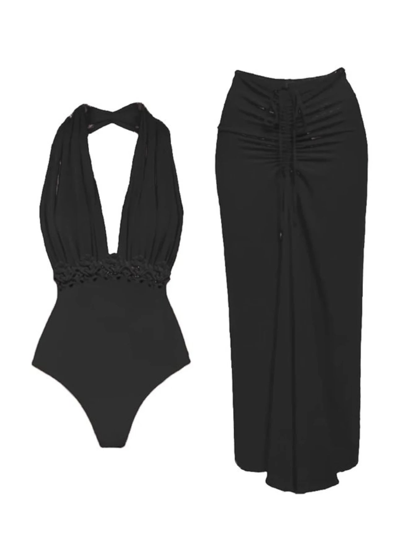 2PC Ruffe Bikini Set Women Swimwear Push Up Swimsuit Bottom Print Brazilian Biquini Bathing Suit Swim Wear Beach