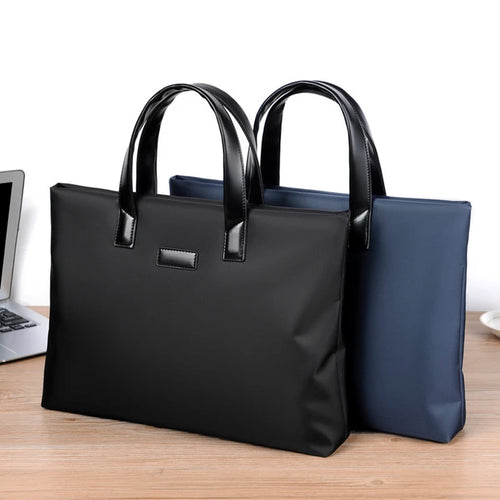 2026 Briefcase Fashionable Handbag Large Capacity Business Briefcase Waterproof Document Bag Men's Business Travel Big Handbag