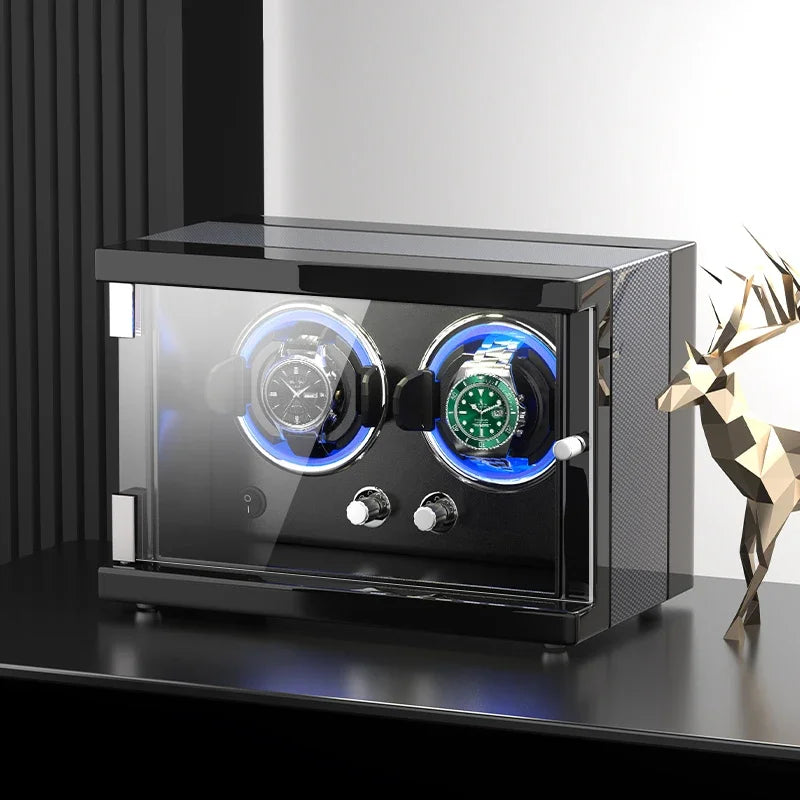 Silent Mechanism Movement Watch Winding Device Household Automatic Rotator Watches Winder Men Mechanical Wrist Watch Storage Box
