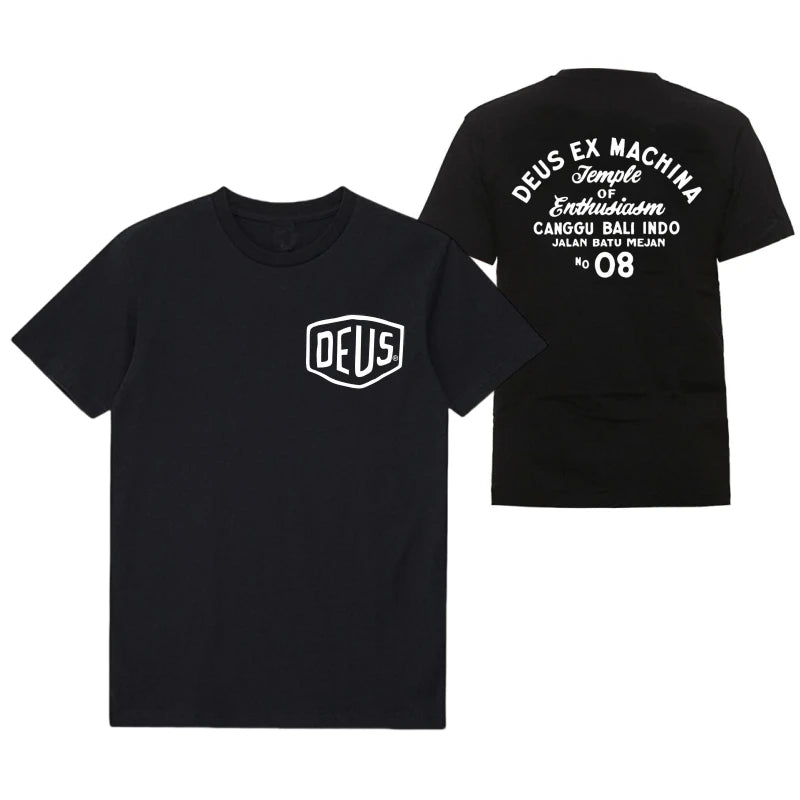 DEUS EX MACHINA Men Clothing T-Shirts Fashion tide Short Sleeve Streetwear MX Summer Round Neck Tees Man Sport Sportwear Vintage