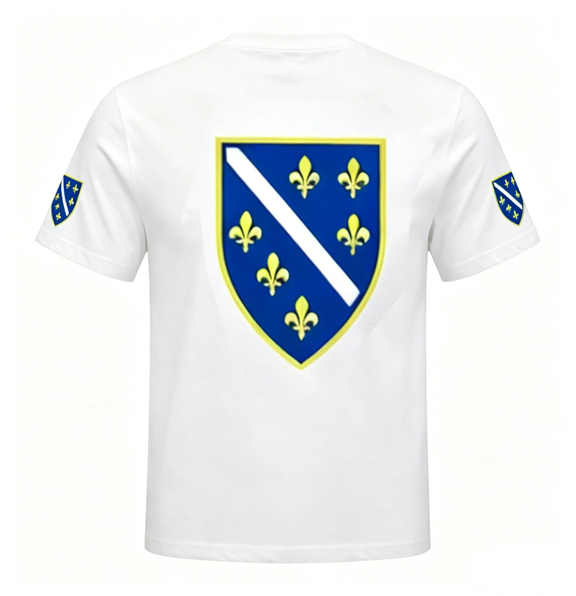 Bosnia and Herzegovina Historical Emblem Printed T-shirt 2026 Summer New Men's Women's Fashion Casual Oversized T-shirt Y2K