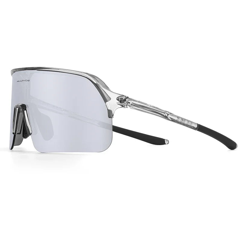 KAPVOE New Photochromic Hiking Eyewear Sunglasses Man Cycling Glasses Driving Bicycle Women MTB Bike Outdoor Sport UV400 Goggles