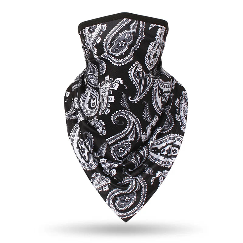 Sports Scarf for Cycling, Cooling Face Mask, Windproof Neck Gaiter, UV Protection Scarf for Beach, Fashion Bandana for Men Women