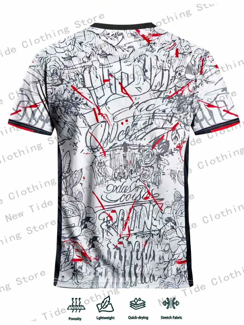 Brazil Special Edition Men's Football Jersey & Youth Crew Neck Comfortable Sports T-Shirt & With Brazil-Style Print 2