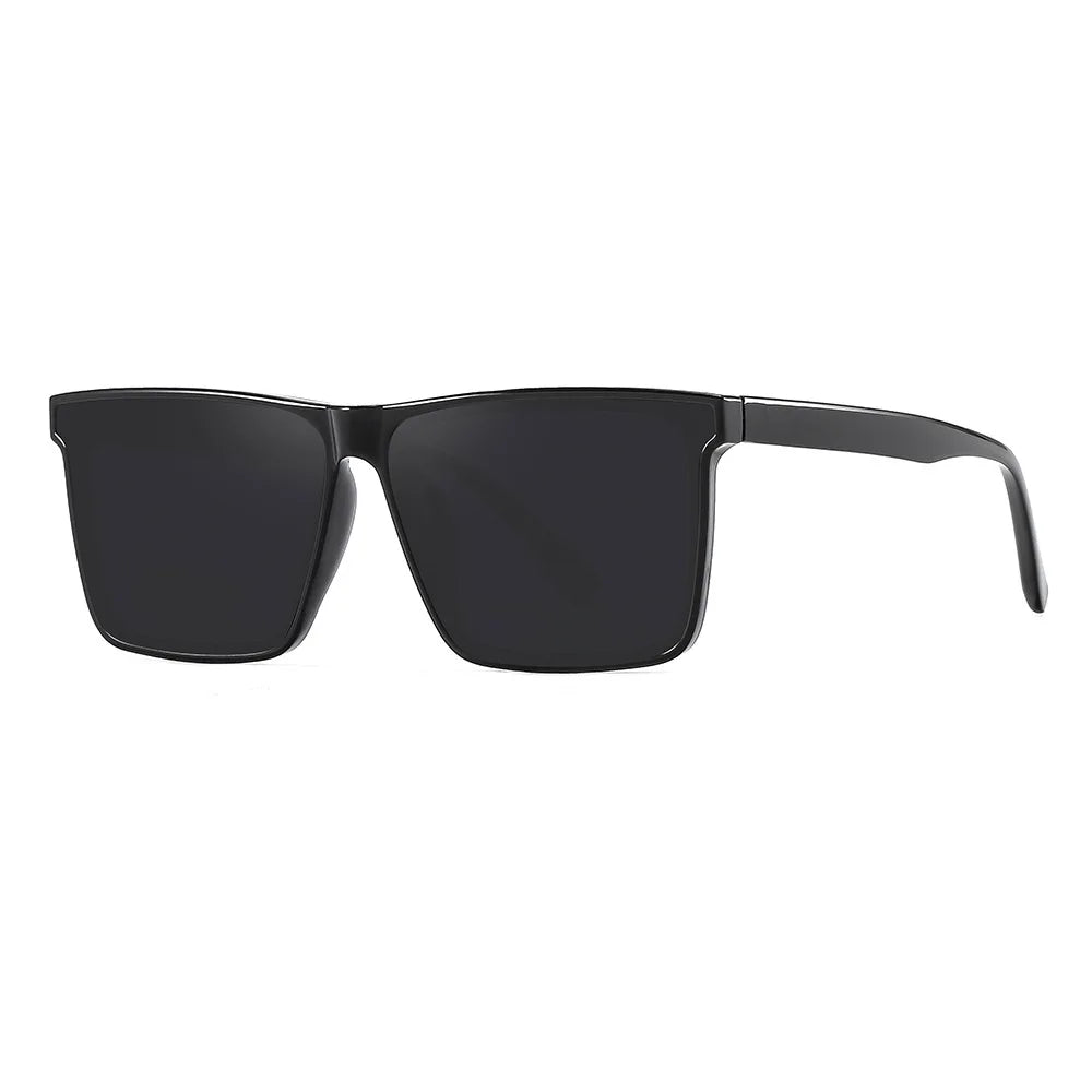 Men's Sunglasses For Uv Protection While Driving. 2025 New Style Square Frame Fashionable Sunglasses 2050