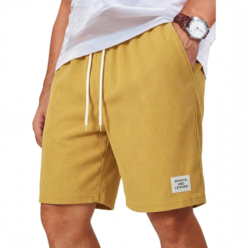Korean Mens Loose Short Pants Casual Baggy Pant Man Summer Short Lightweight Beach Work Short Pants for Men Gym Man Twill Shorts