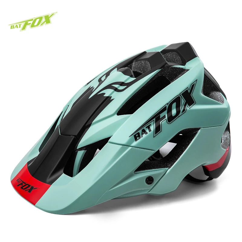 BATFOX 2025 New Mountain Bike Helmet Summer Colorful Cycling Helmet for Adults Youth Men and Women Speed Racing Bicycle Helmets