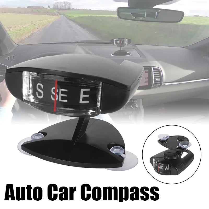 Accessories Adjustable Suction Cups Ornament Auto Compass Vehicle Mounted For Outdoor Car Boat Cycling Hiking Car Guide Ball