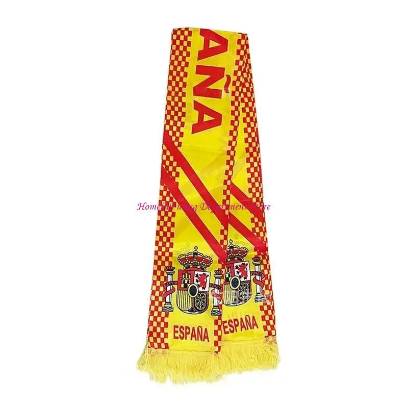 Football Scarf Double-sided Printed Soccer Fan Scarf 15 Countries 5.11x51.18In