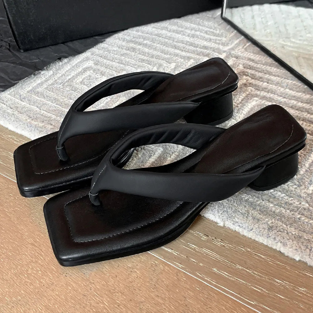 Women's flip-dlop slides sheepskin soft comfortable casual female outdoor beach holidays sandals summer shoes for women slippers