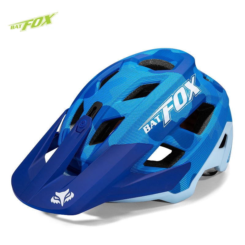 BATFOX 2025 New Mountain Bike Helmet Summer Colorful Cycling Helmet for Adults Youth Men and Women Speed Racing Bicycle Helmets