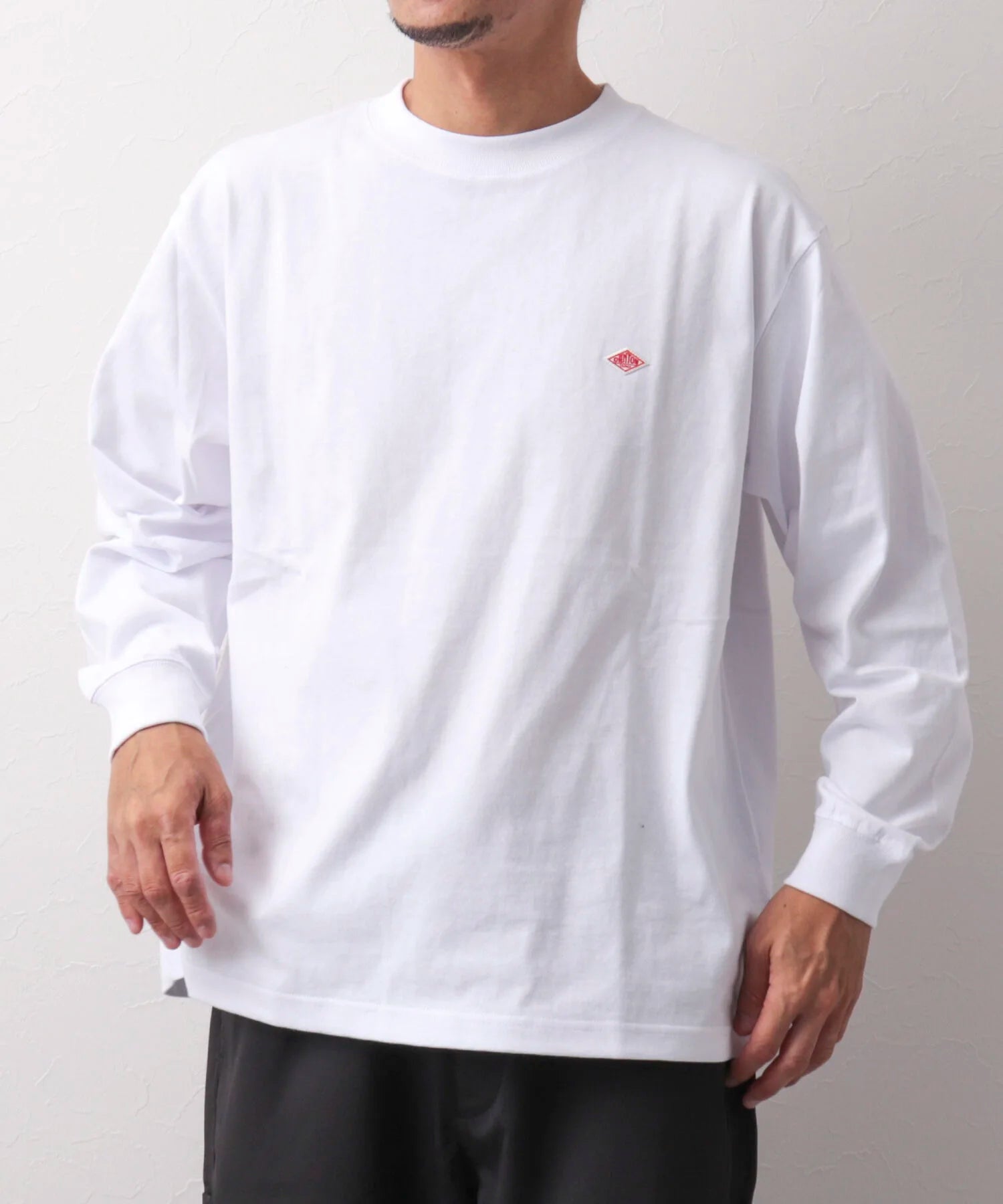 Embroidery Cotton 100% Long-sleeved Men's T Shirt 2025 New Round-collar Solid-color women T-shirt for Male Tshirt Man Tops Tees