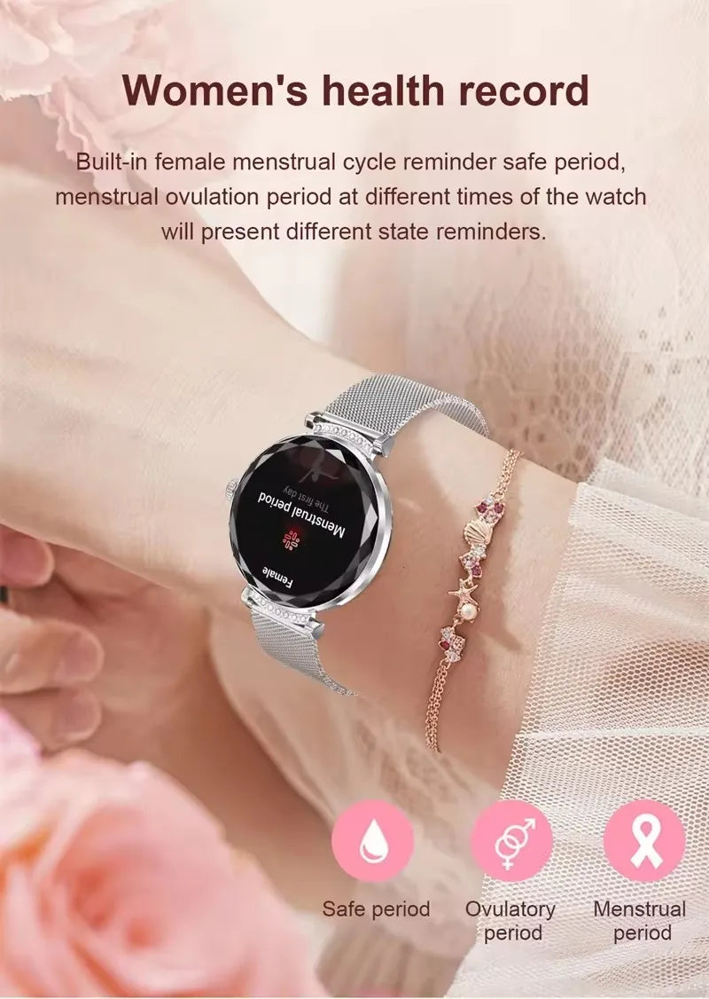 Fashion Ladies Smart Watch NX7 Pro AMOLED Screen Health Monitoring BT Call Female Women Sport Fitness Tracker Smartwatch