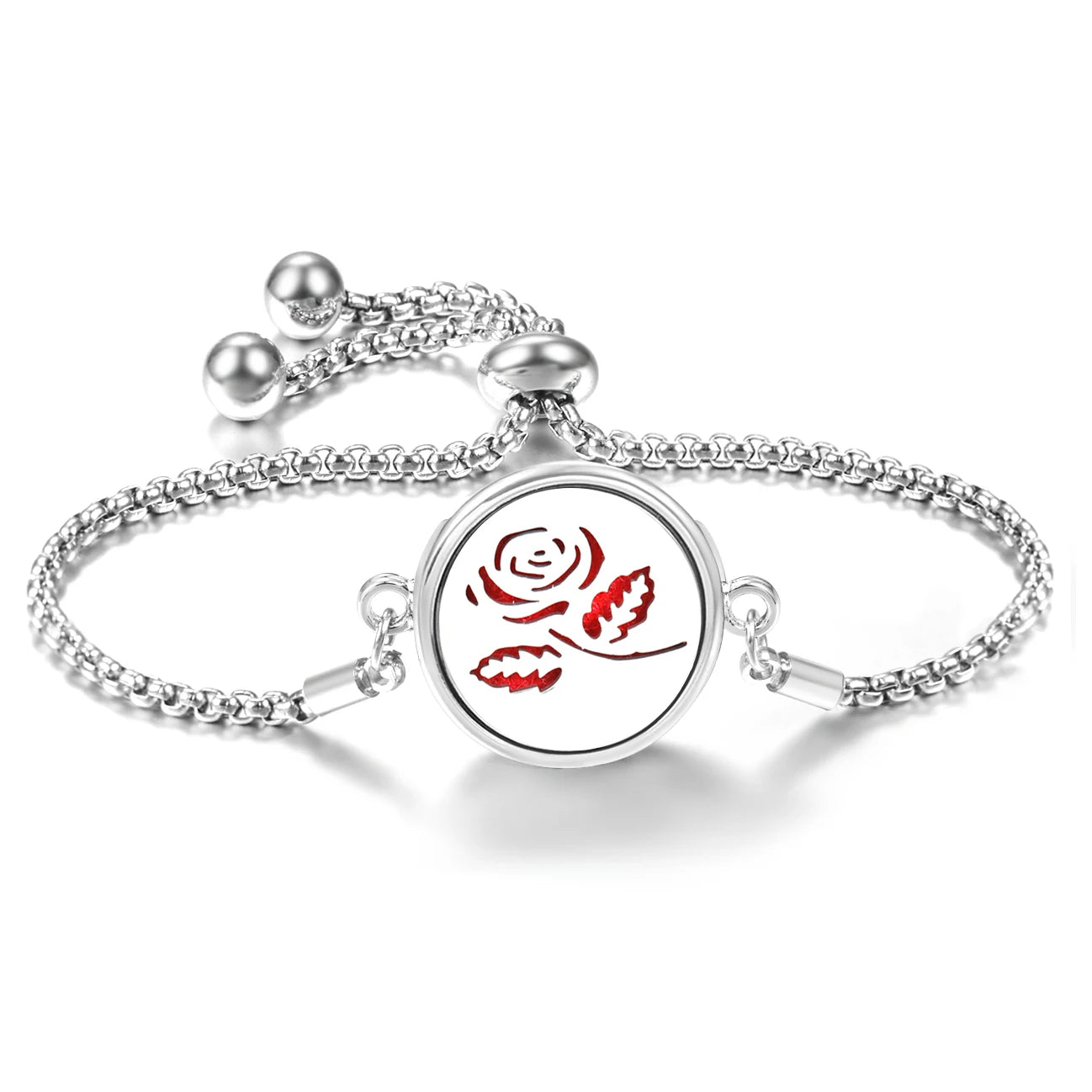 Trendy 20mm Butterfly Insert Pad Aromatherapy Bracelet Stainless Steel Women Essential Oil Diffuser Bangle Support Custom Logo