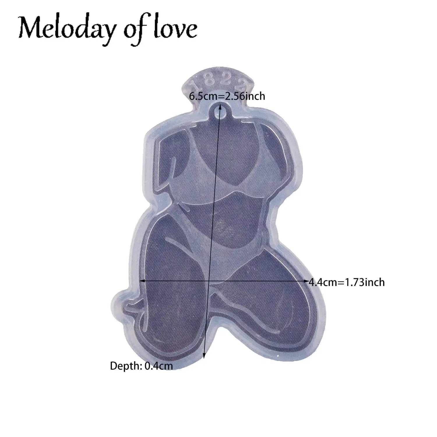 Glossy Girl Bikini Epoxy Silicone Resin Keychain Molds, Chocolate Fondant Sugarcraft Sugar Craft Swimsuit Molds DIY Cake DY1837