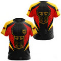 Germany Football Jersey Men Clothing Quick Drying T Shirt 3D Printed Deutsche Eagle Emblem Tops Tee Shirts T-Shirt Short Sleeve
