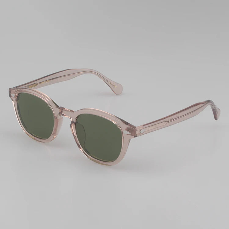 Johnny Depp Sunglasses Man Polarized Sun Glasses Luxury Brand Vintage Acetate Frame Blue Night Vision Goggles Woman