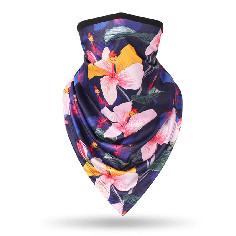 Sports Scarf for Cycling, Cooling Face Mask, Windproof Neck Gaiter, UV Protection Scarf for Beach, Fashion Bandana for Men Women
