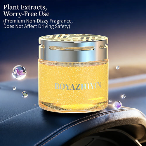 2026 New High-End Car Aromatherapy Air Freshener with Flowing Sand Solid Fragrance New Car Odor Eliminator & Freshener