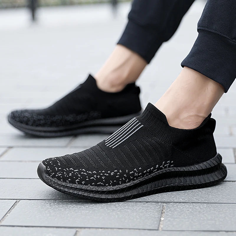 Men Sports Shoes Summer Breathable Casual Socks Shoes Men Pedal Light Sports Running Outdoor Walking Training Tennis Shoes