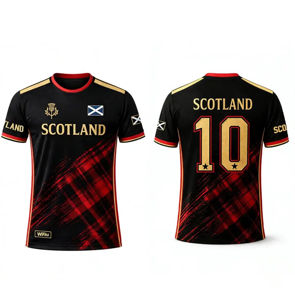 2026 Scotland Flag Print T-Shirt Summer Breathable Quick-Drying Sports Soccer Jersey Men's Everyday Training Apparel Fan Gift