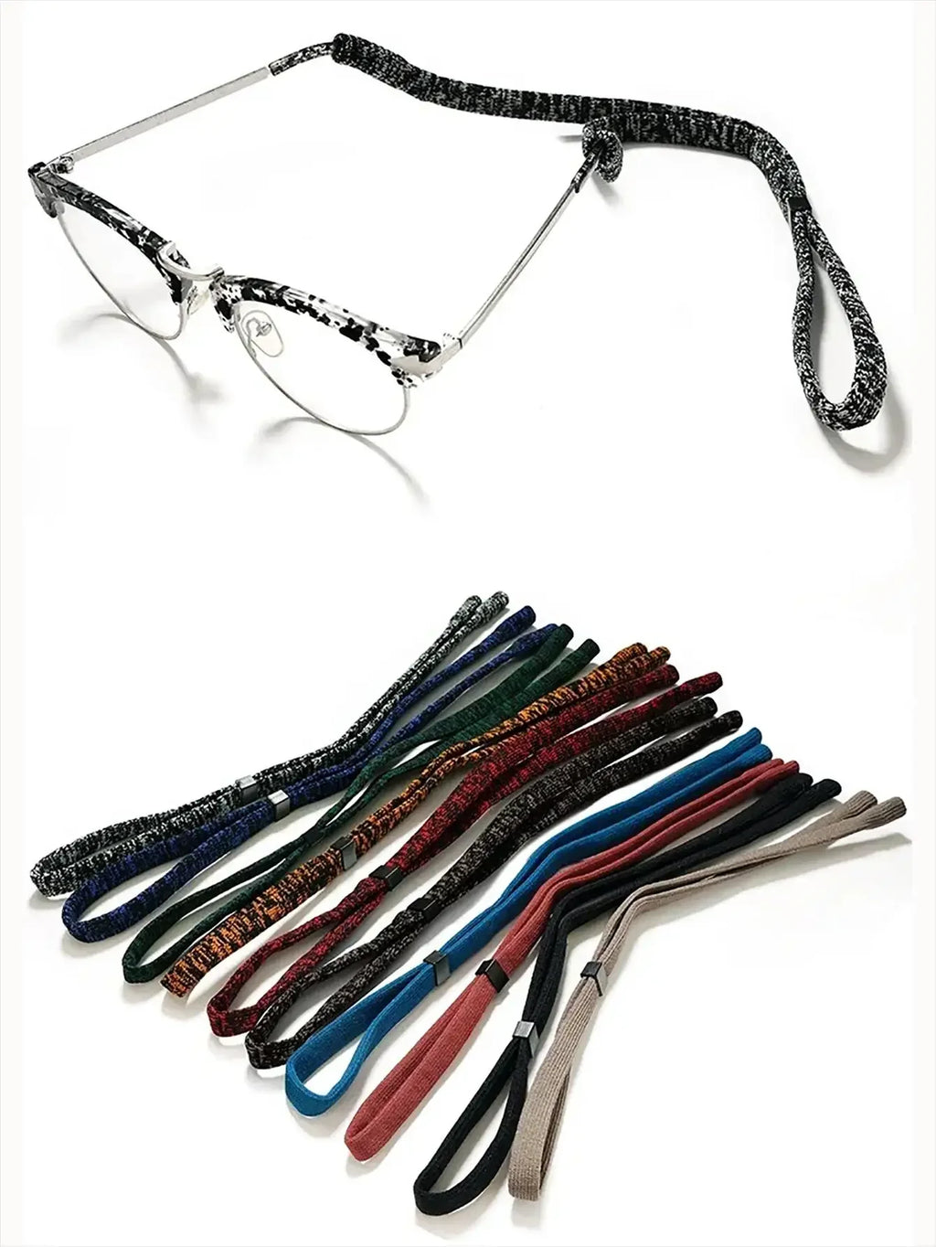 Non-Slip Glasses Rope Unisex Women Men's Outdoor Sports Chain Neck Holder Eyeglasses Ropes Elastic Sunglasses Holder Accessories