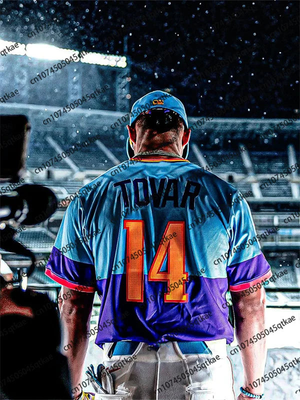 Tovar Colorado Rockies No.14 Football Jersey Fashion V-neck Tshirt Summer Oversized Breathable Sport Training Uniform Soccer Tee