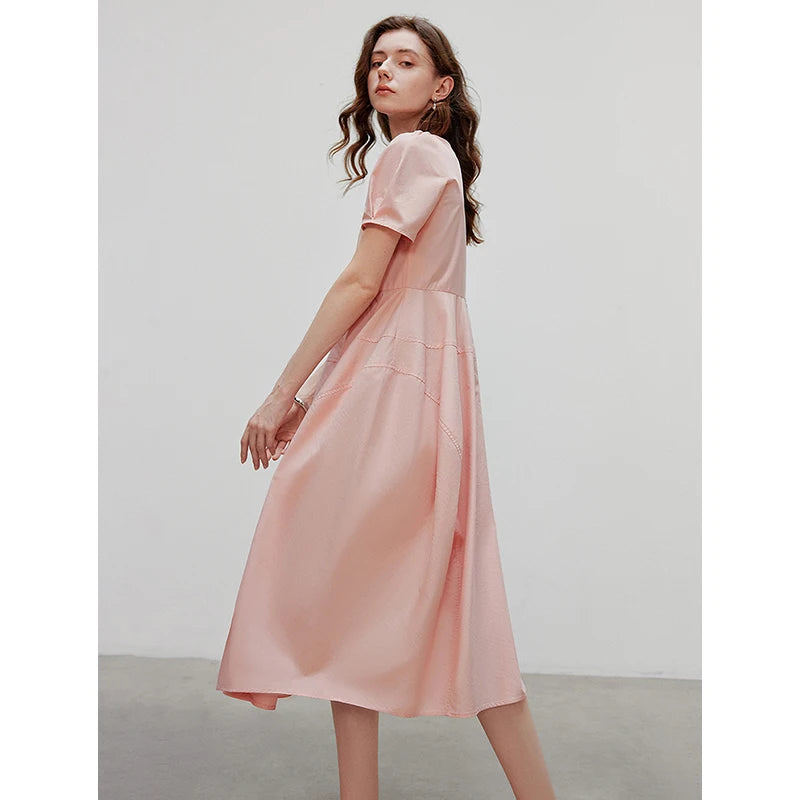 TOYOUTH Women Dress 2025 Summer New Elegant Dress 8529009