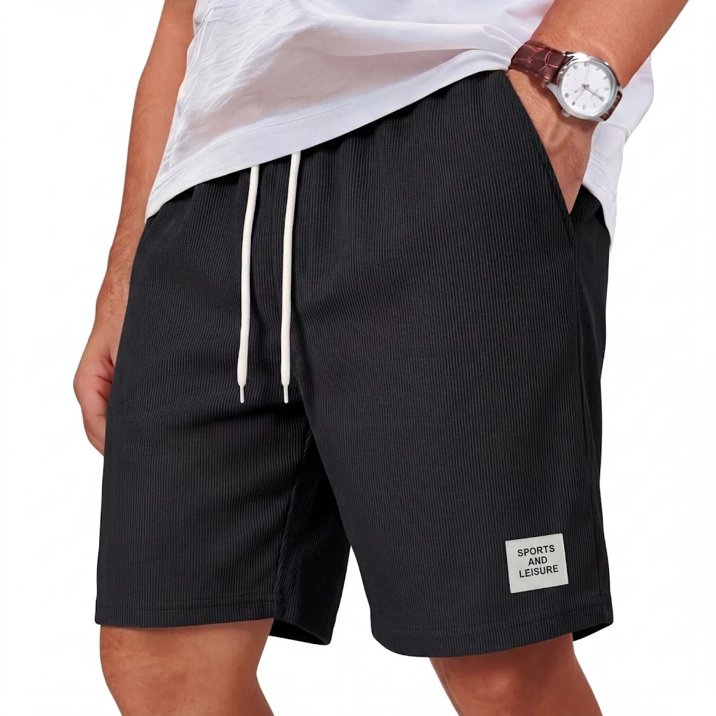 Korean Mens Loose Short Pants Casual Baggy Pant Man Summer Short Lightweight Beach Work Short Pants for Men Gym Man Twill Shorts