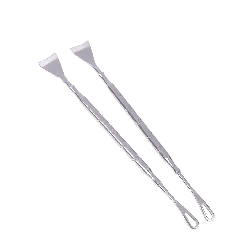 Double Head Stainless Steel Blackhead Scraper Beauty Tool For Facial Pore Cleaning Comedone Whitehead Popping Blemish Extractor
