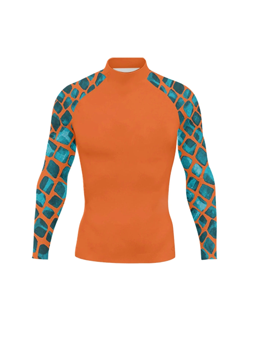 Men Surf Sunscreen Diving Suit Rash Protection t-Shirt Swimsuit Tight Long-Sleeved Swimming Floating UV Protection Diving Suit