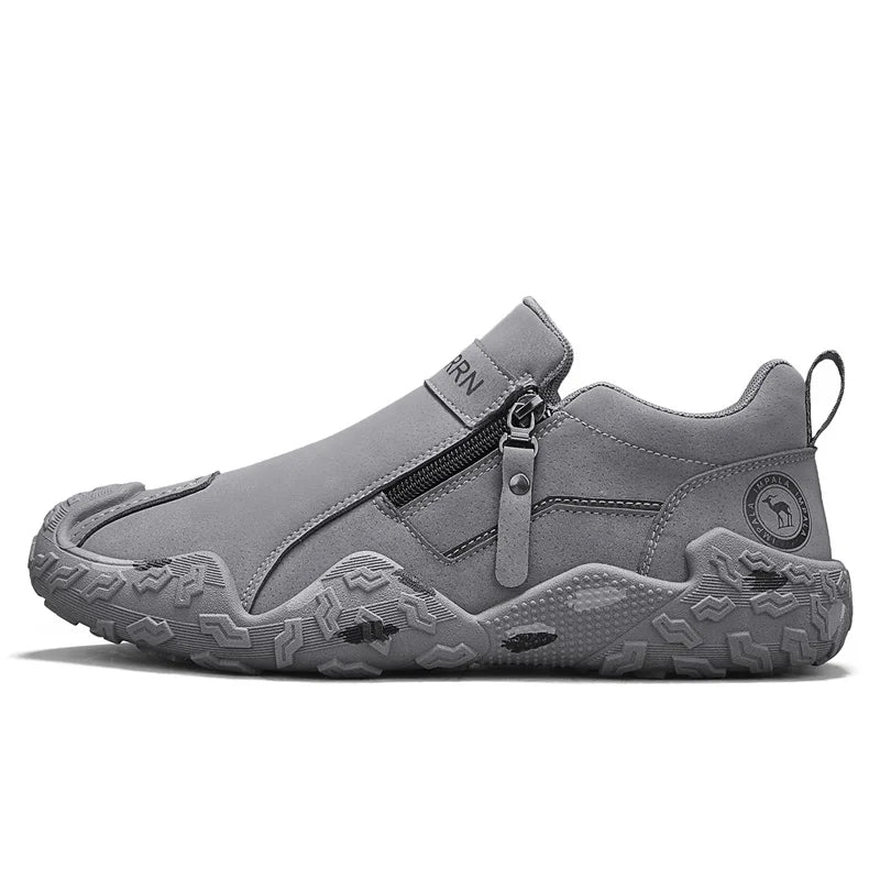 Man Sneakers Designer Short Boots Fashion Leather Men Casual Shoes Comfortable Outdoor Lightweight Flats Anti Slip Walking Shoes