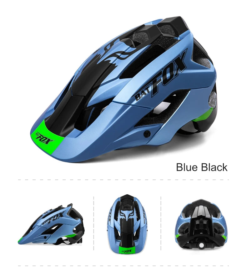 BATFOX 2025 New Mountain Bike Helmet Summer Colorful Cycling Helmet for Adults Youth Men and Women Speed Racing Bicycle Helmets