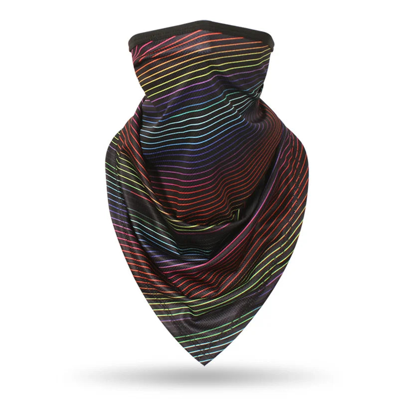 Sports Scarf for Cycling, Cooling Face Mask, Windproof Neck Gaiter, UV Protection Scarf for Beach, Fashion Bandana for Men Women
