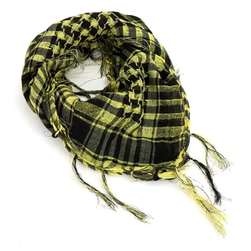Sports Outdoor Arab Square Scarf Military Enthusiast Tactical Scarf Multi Functional Windproof Sand Proof Warm Neck Headscarf