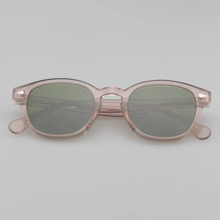 Johnny Depp Sunglasses Man Polarized Sun Glasses Luxury Brand Vintage Acetate Frame Blue Night Vision Goggles Woman