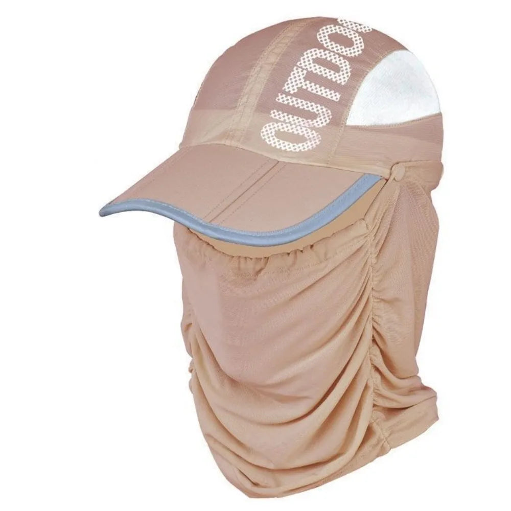 Face Mask Hat Neck Protection Neck Protection Sun Cap Removable Quick Drying Face Shield Cap Cool UV Protection Sun Hat Fishing