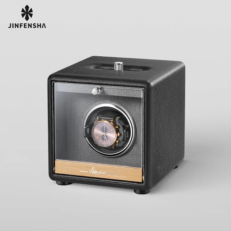 Winder Watch Organizer Storage Box Rotator Mechanical Watch Automatic Luxury Box Safe Deposit Boxes Shaker Display Gifts